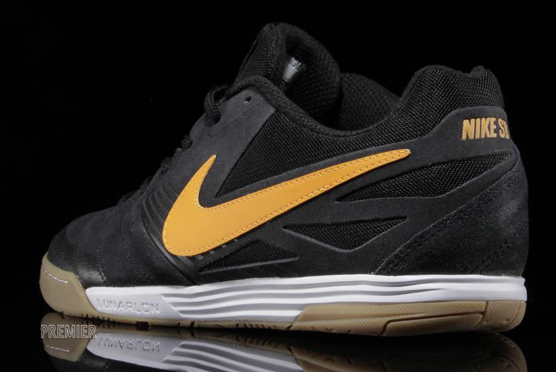 Nike Sb Lunar Gato Black Univerity Gold Gum 03