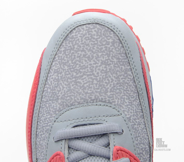 Nike Wmns Air Max 90 Light Magnet Grey Hyper Cobalt Hyper Pink 07