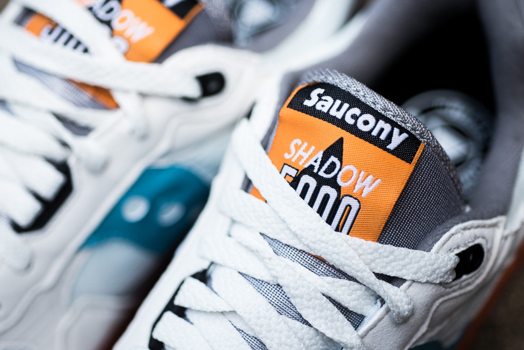 Saucony Shadow 5000 White Grey Orange Blue 03