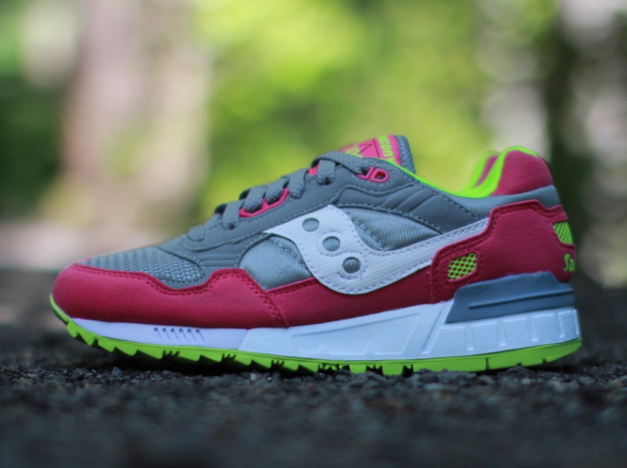 Saucony Shadow 5000 Womens Pink Yellow 02