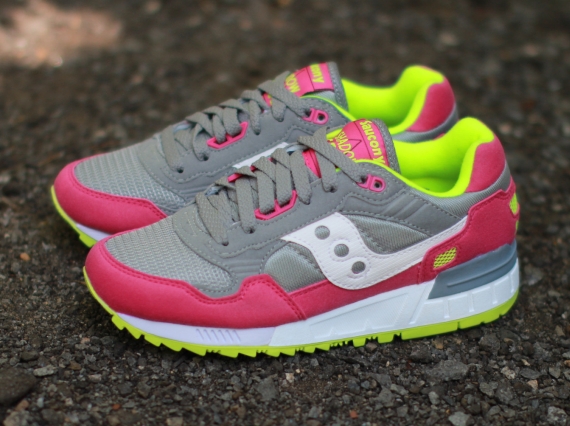 Saucony Shadow 5000 Womens Pink Yellow 03