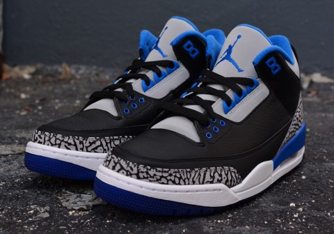 Jordan 3 Sport Blue Detailed Look