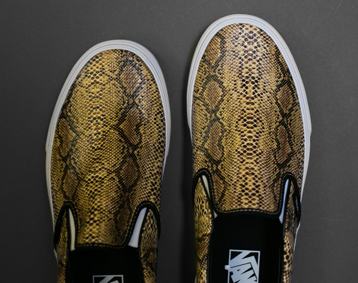 Vans Classic Slip On Leather Snakeskin Available 03