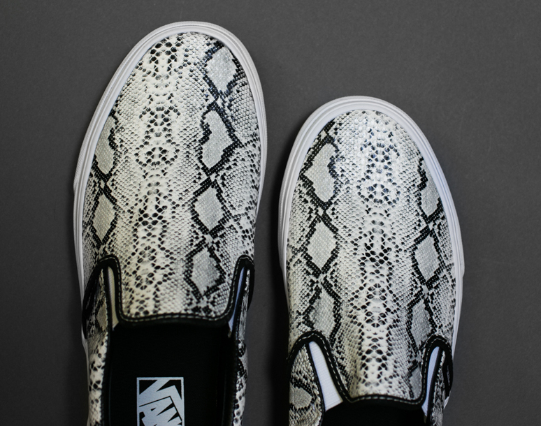 Vans Classic Slip On Leather Snakeskin Available 05