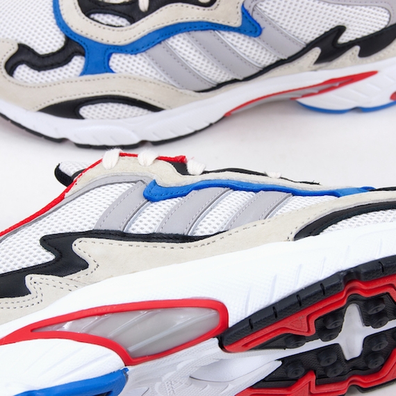 Adidas Temper Run White Grey Blue Red