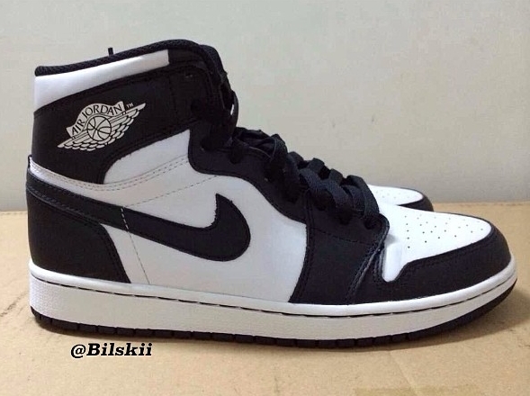 Air Jordan 1 Black White Nike Air 01
