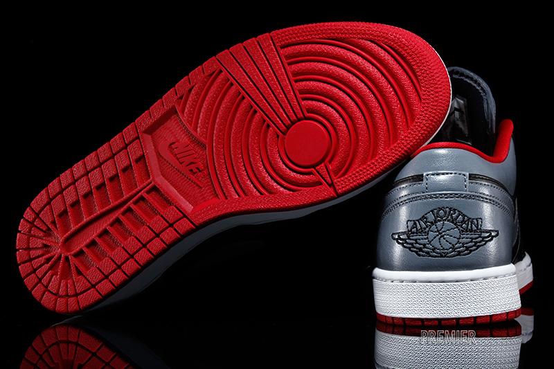 Air Jordan 1 Low Cool Grey Gym Red 03