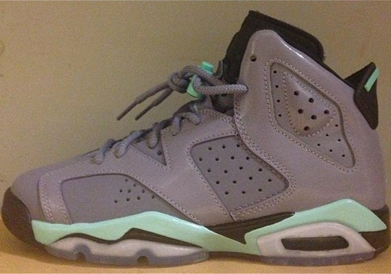 Air Jordan 6 GS – Iron Purple – Bleached Turquoise