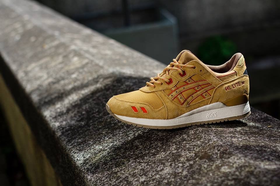 Asics Gel Lyte Iii Gold Suede Red 02