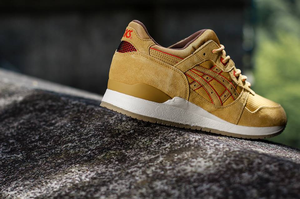 Asics Gel Lyte Iii Gold Suede Red 03