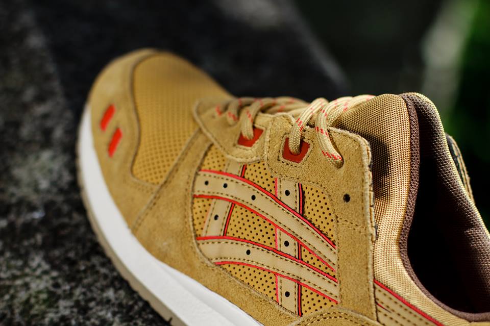 Asics Gel Lyte Iii Gold Suede Red 04