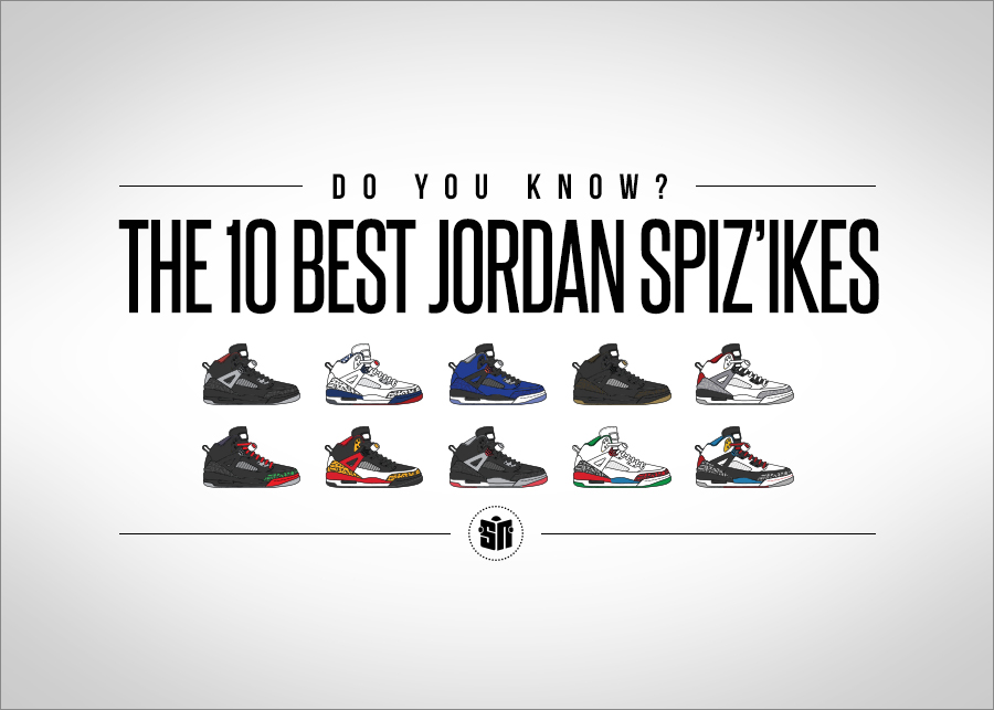 Do You Know? The 10 Celebrates Jordan Spiz'ikes