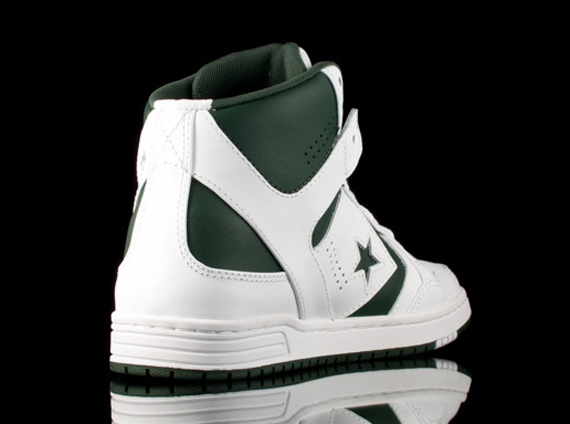 Converse Weapon Mid White Green 05