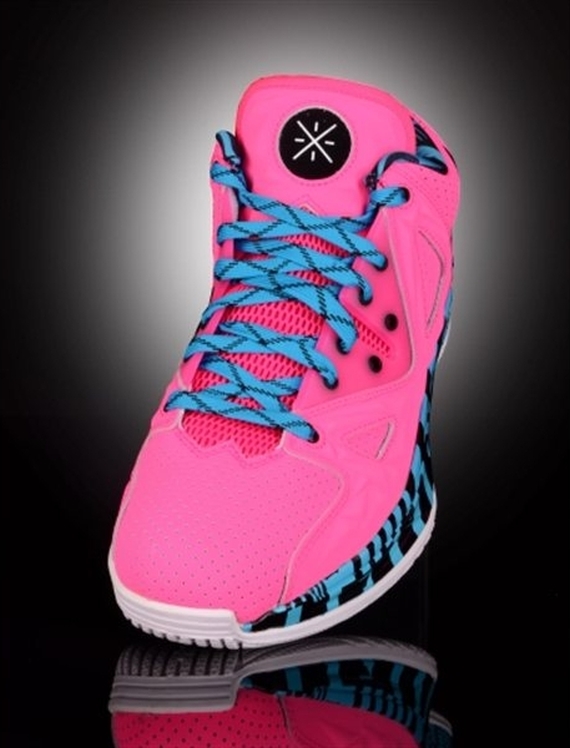 Size 14.5 Li Ning Way of Wade 2 SAMPLE Rare Dwayne Grey Pink Shoes Sneakers  🔥