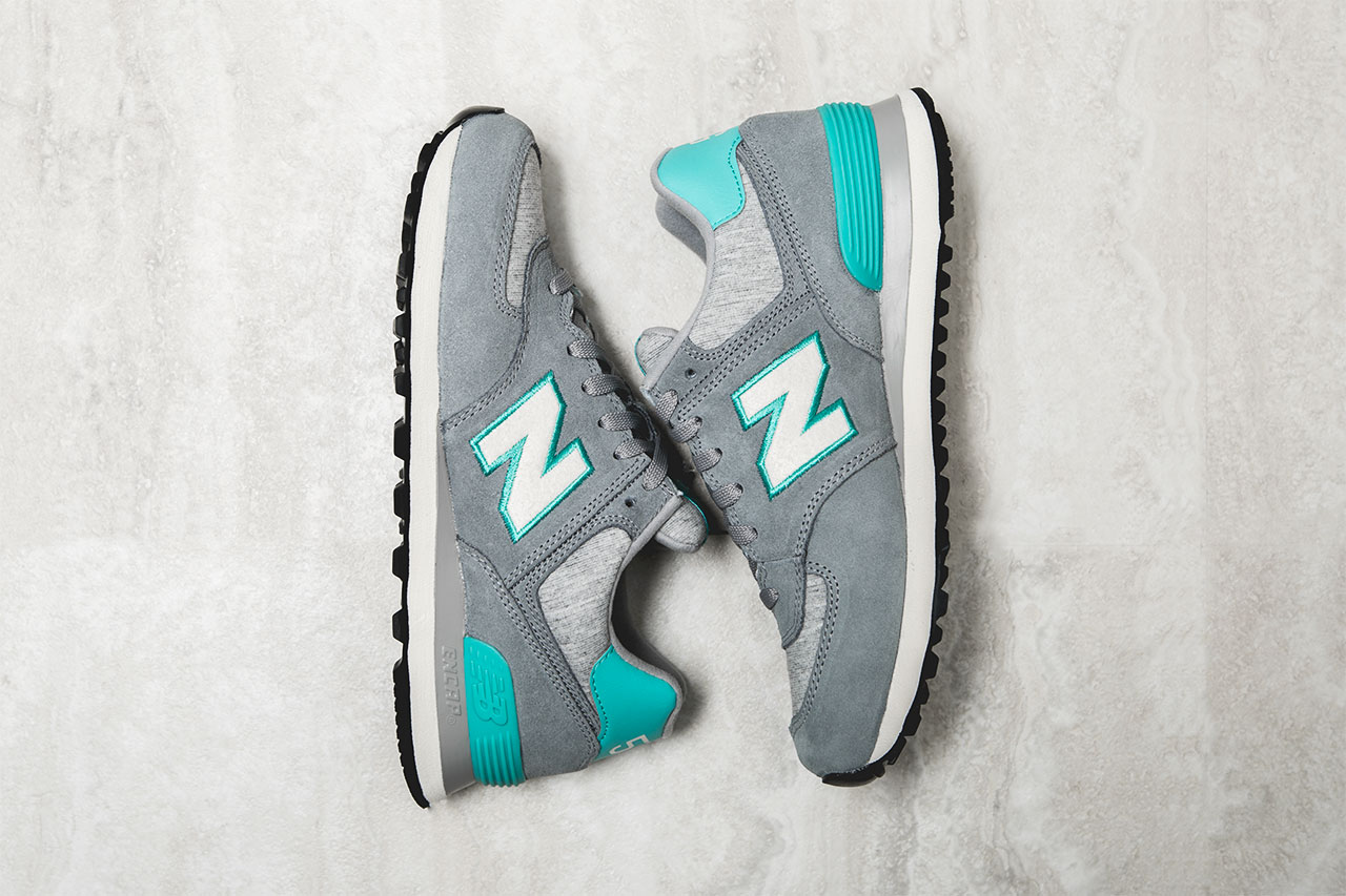 New Balance 574 Pennant Grey Teal 02