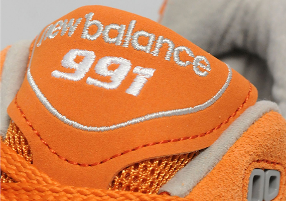 New Balance 991 Made In England Orange Grey 3