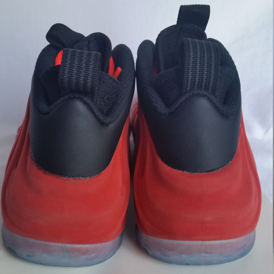 Nike Air Foamposite One Red Suede Sample Ebay 06
