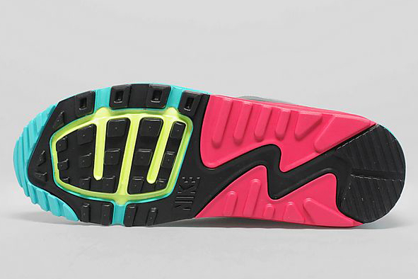 Nike Air Max Lunar 90 Wr Silver Fuchsia Turquoise 03