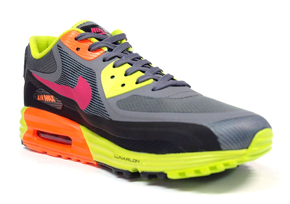 Nike Air Max Lunar90 Wr Grey Yellow Orange 3