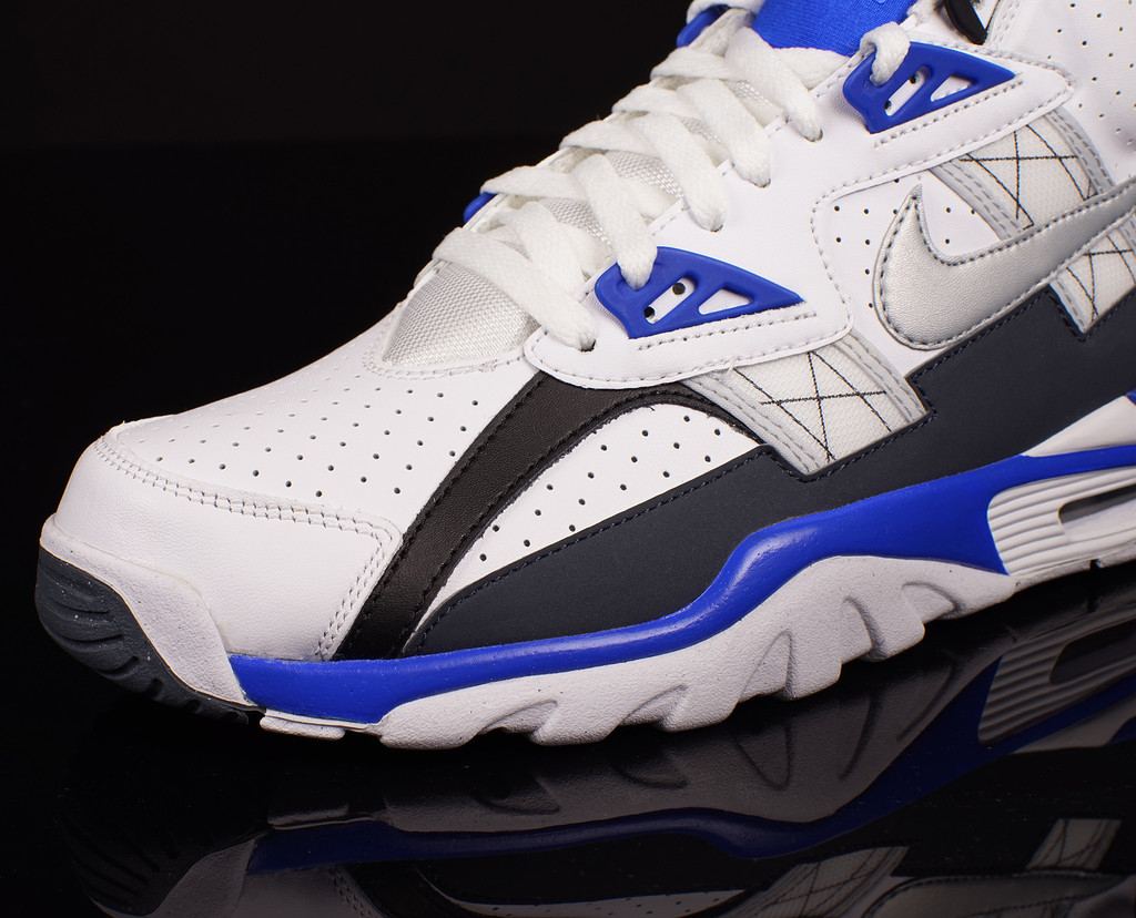 Nike Air Trainer Sc High White Metallic Platinum Cobalt Blue 03