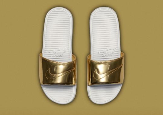 Nike Benassi Solarsoft Slide “Liquid Metal Pack” – Release Date