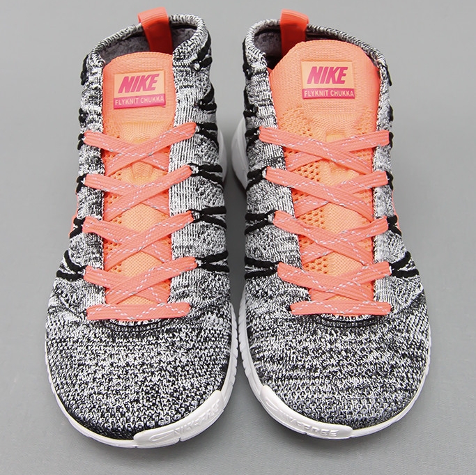 Nike Free Flyknit Chukka Bright Mango Black 03