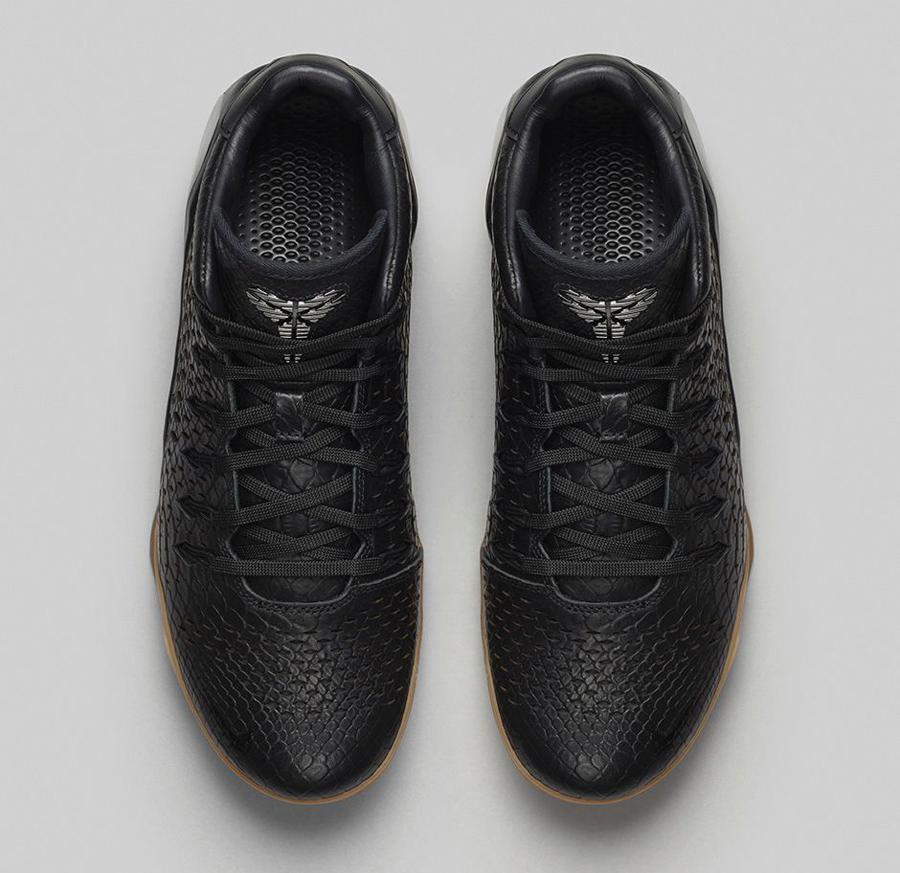 Nike Kobe 9 Mid Ext Black Gum Snakeskin 3