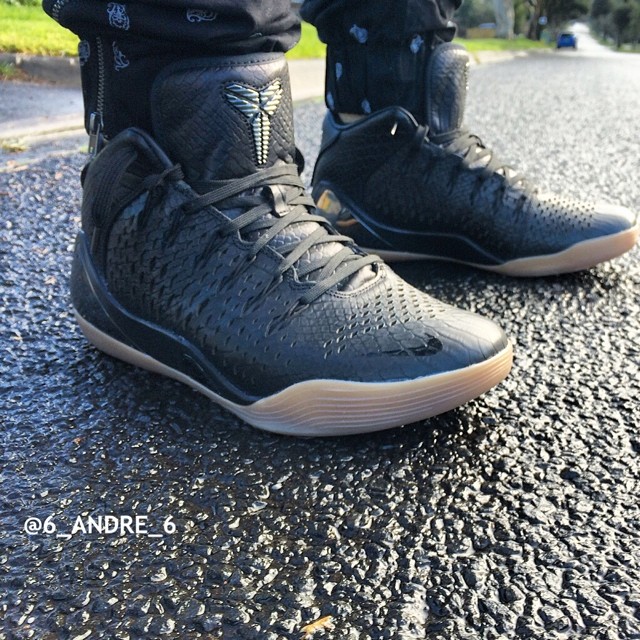 Nike Kobe 9 Mid Ext Black Snake 01