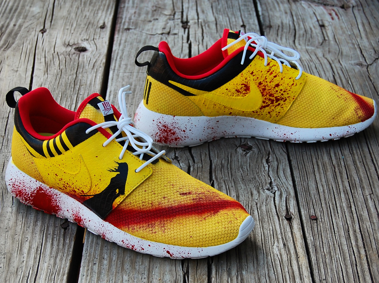 Nike Roshe Run "Kill Bill" Custom by GourmetKickz