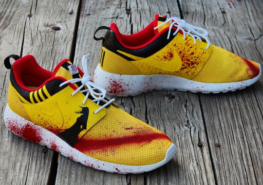 Nike force Roshe Run “Kill Bill” Custom by GourmetKickz