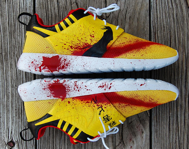 Nike Roshe Run Kill Bill Custom Gourmet Kickz 03