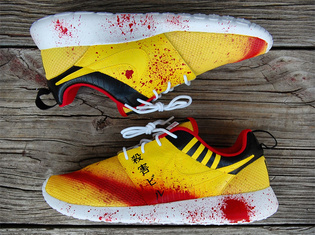 Nike Roshe Run Kill Bill Custom Gourmet Kickz 04