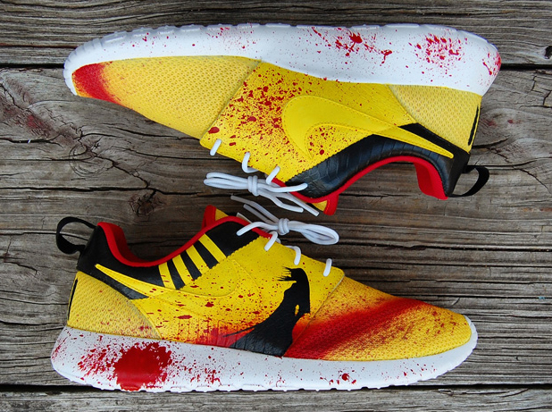 Nike Roshe Run Kill Bill Custom Gourmet Kickz 05