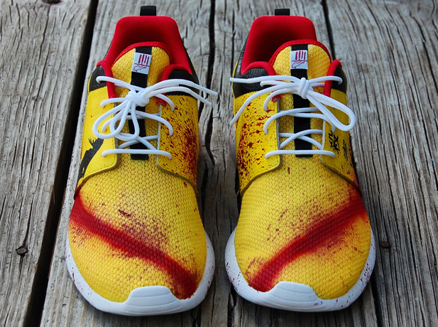Nike Roshe Run Kill Bill Custom Gourmet Kickz 06