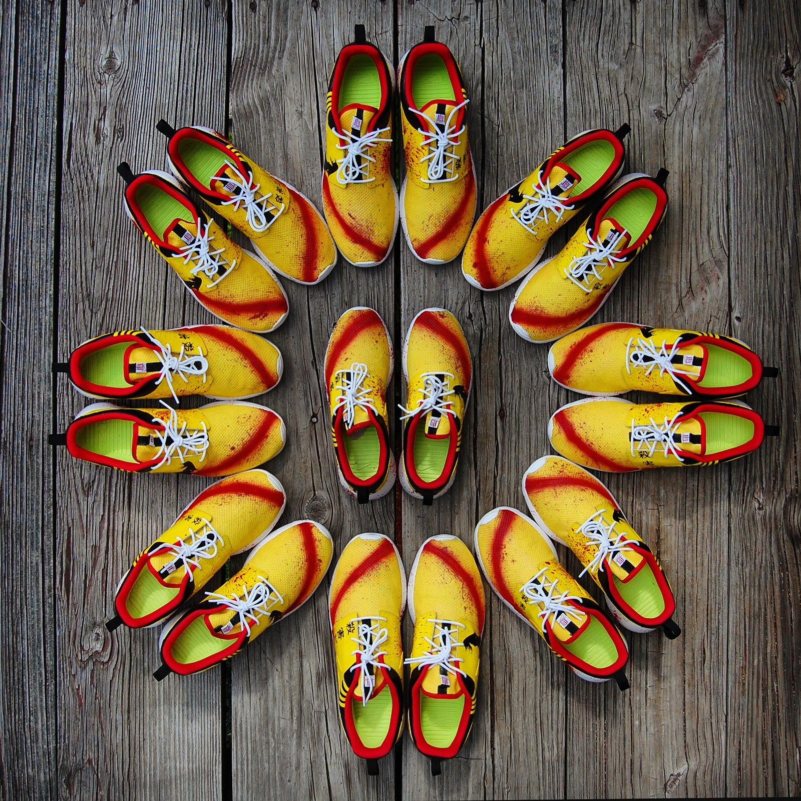 Nike Roshe Run Kill Bill Custom Gourmet Kickz 09
