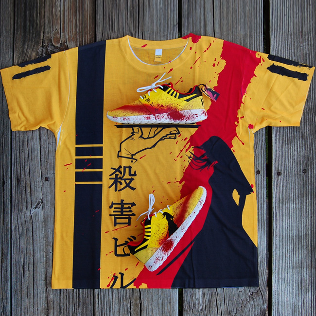 Nike Roshe Run Kill Bill Custom Gourmet Kickz 10
