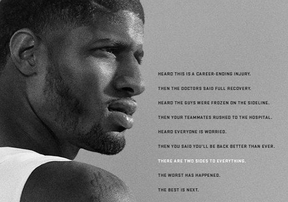 Paul George and Nike Basketball: "The Best is Next"
