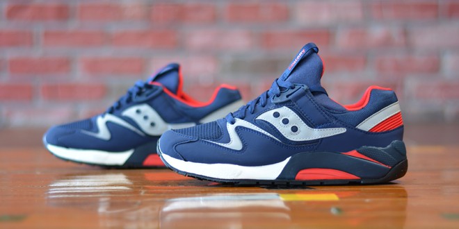 Saucony Grid 9000 Blue Grey Red 04