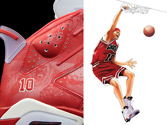 Anime-Inspired Air Jordan 6 "Slam Dunk" SneakerNews.com