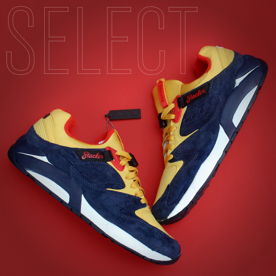 Packer shoes x saucony shop grid 9000 snow beach