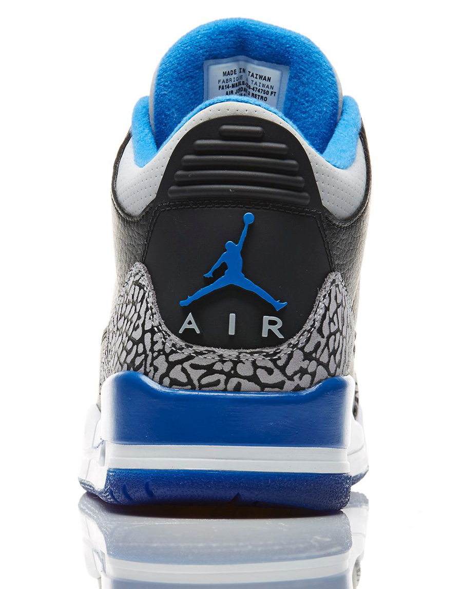 Sport Blue Jordan 3 Retro 4