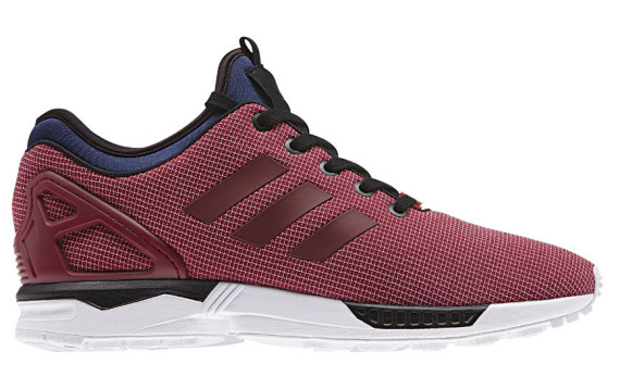 Mens burgundy zx 2024 flux nps trainers