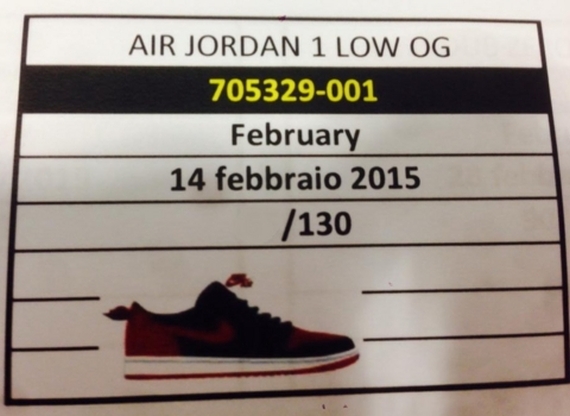 Air Jordan 1 Low Bred