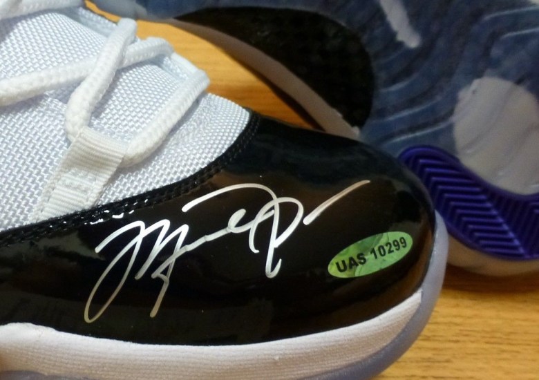 Air Jordan 11 Low “Concord” – Michael Jordan Autographed Pair on eBay