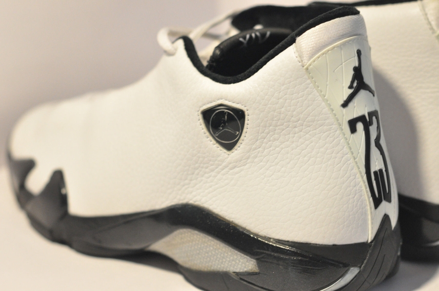 Air Jordan 14 One Piece White Black 04