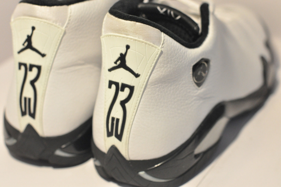 Air Jordan 14 One Piece White Black 05