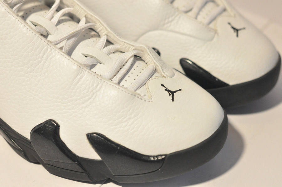 Air Jordan 14 One Piece White Black 06