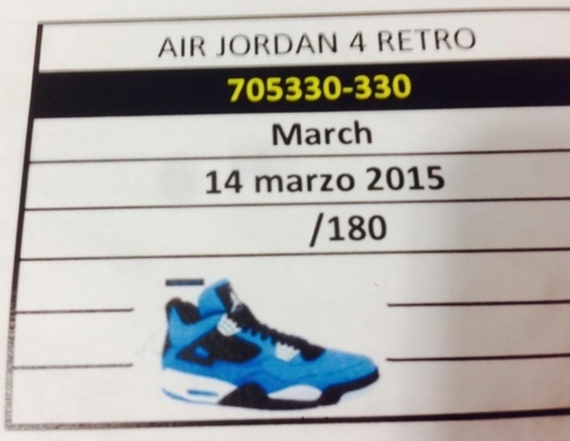 Air Jordan 4 Blue White 2015