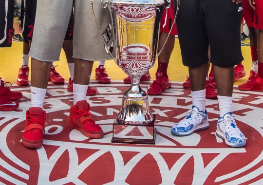 Anthony Davis’ Red Yeezys vs. Kyrie Irving’s China LeBrons at Nike WBF Finale