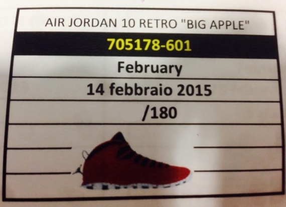 Big Apple Jordan 10